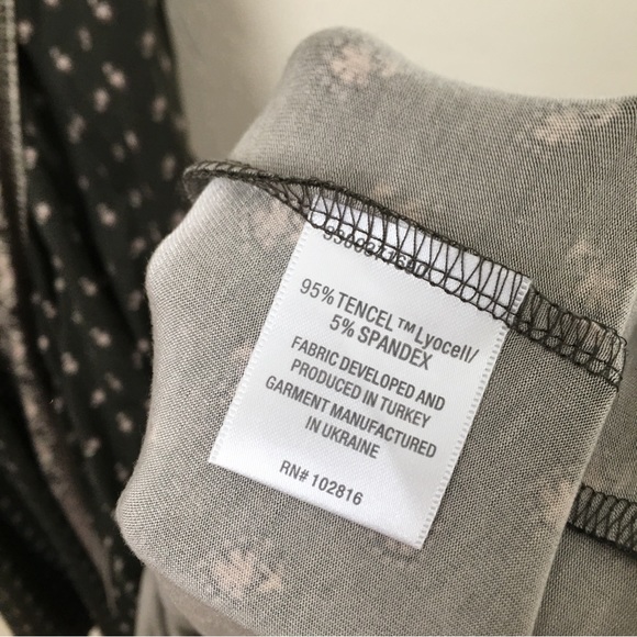 NEW GARNET HILL Faux Wrap Maxi Knit Dress Green Grey XS - Picture 6 of 7